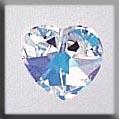 Small Heart Crystal AB 10.3/10mm 13036 