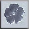 5 Petal Flower Matte Sapphire 10mm 12006