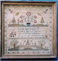 SOPHIA’S SAMPLER circa 1780 - The Scarlet Letter