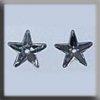 Small 5 Pointed Star Crystal Bright 8mm 12165MH