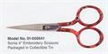 GINGHER  2010  DESIGNER'S SERIES  -  SONIA - 4” Embroidery Scissors